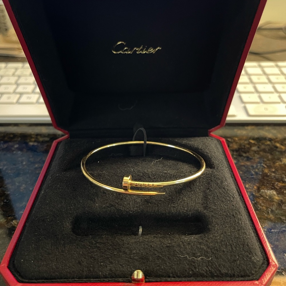 Cartier 18K yellow gold small Juste Un Clou Bracelet